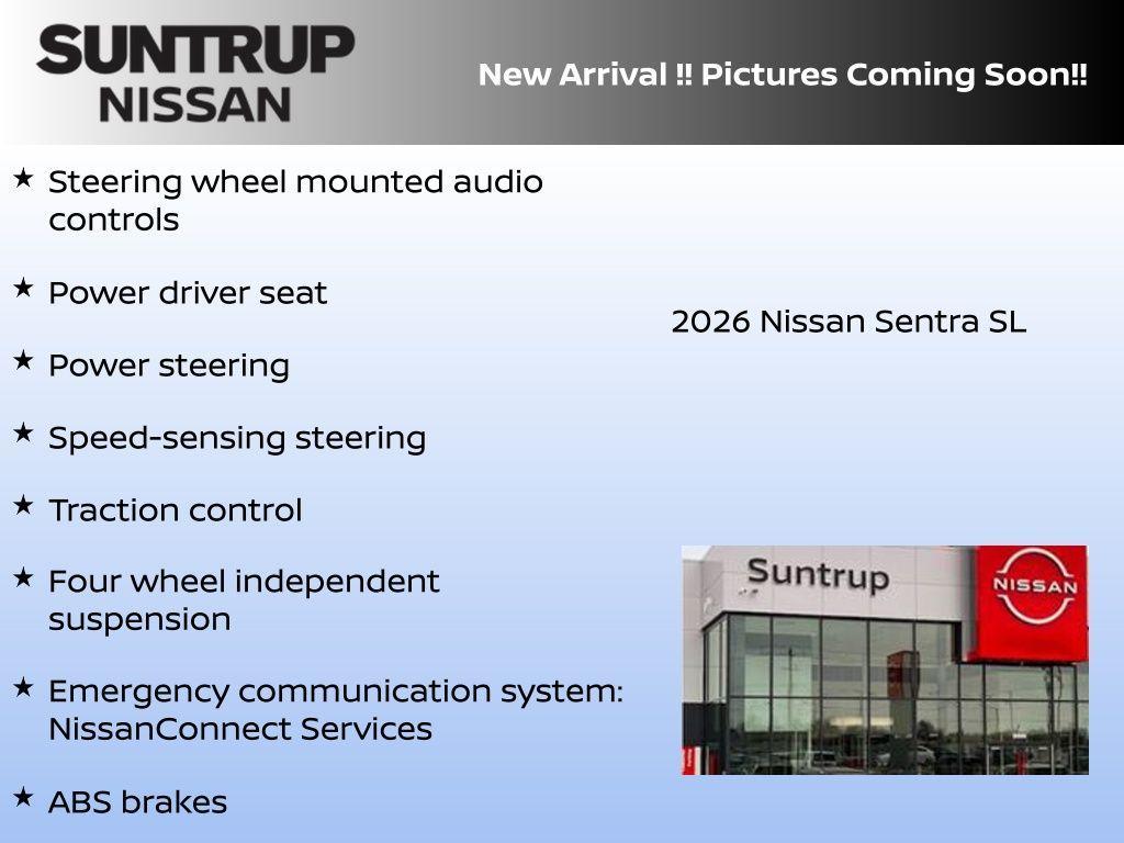 new 2026 Nissan Sentra car, priced at $28,871