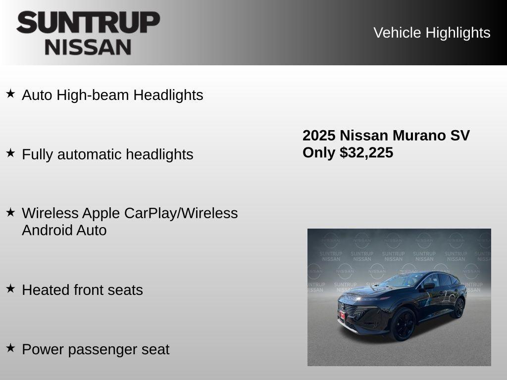 used 2025 Nissan Murano car, priced at $32,225