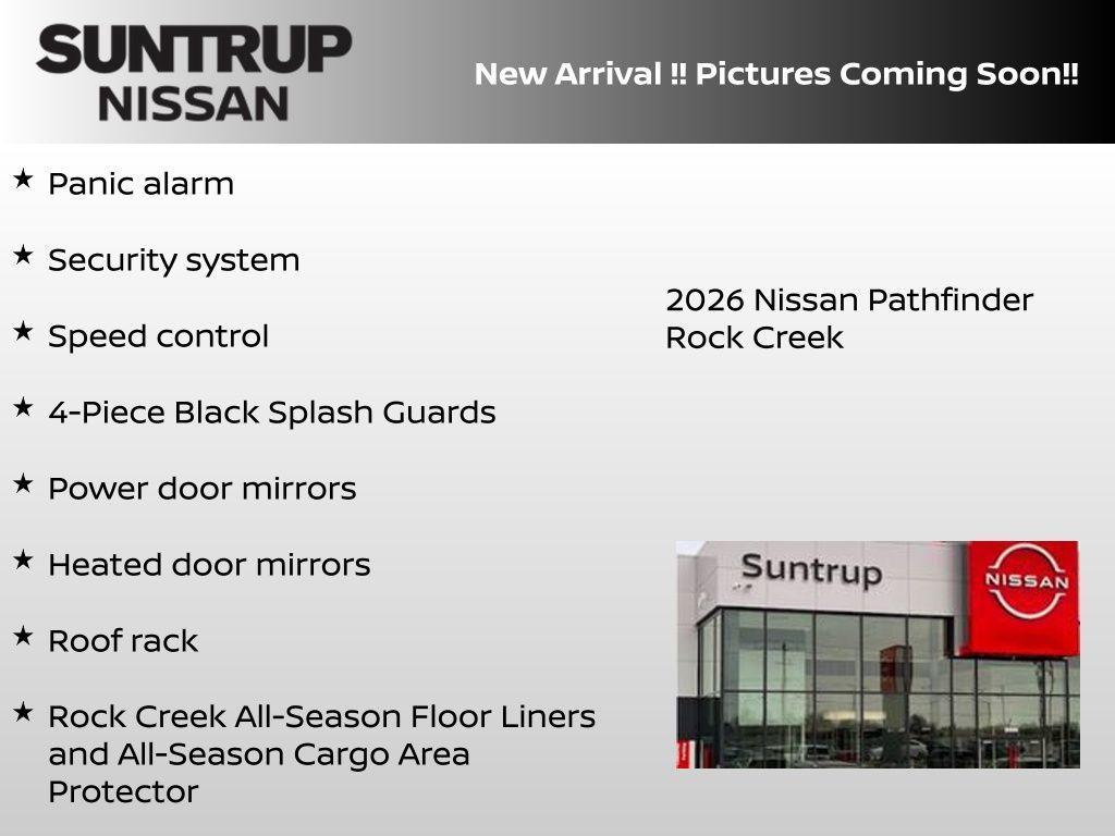 new 2026 Nissan Pathfinder car, priced at $41,256
