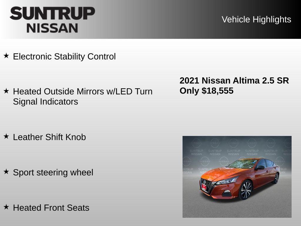 used 2021 Nissan Altima car, priced at $18,555