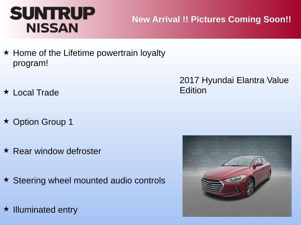 used 2017 Hyundai Elantra car, priced at $12,165