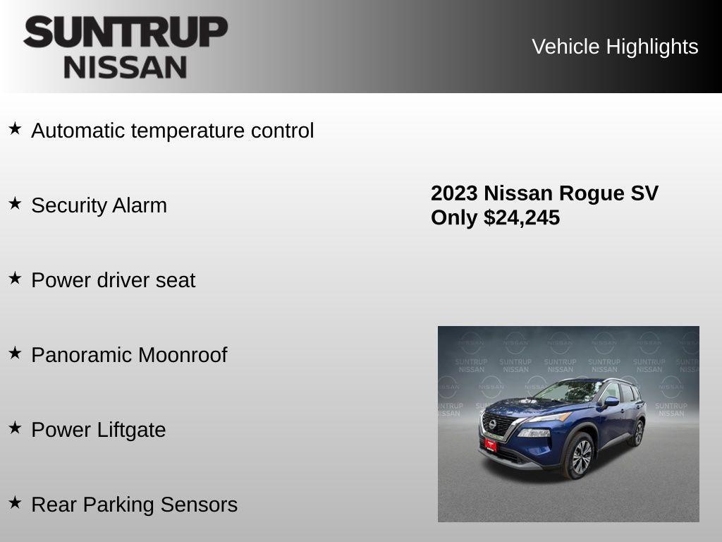 used 2023 Nissan Rogue car, priced at $24,245
