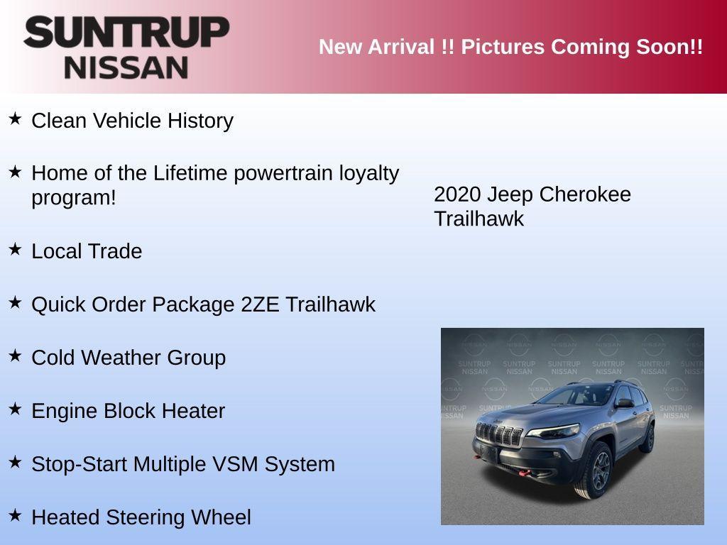 used 2020 Jeep Cherokee car, priced at $20,225