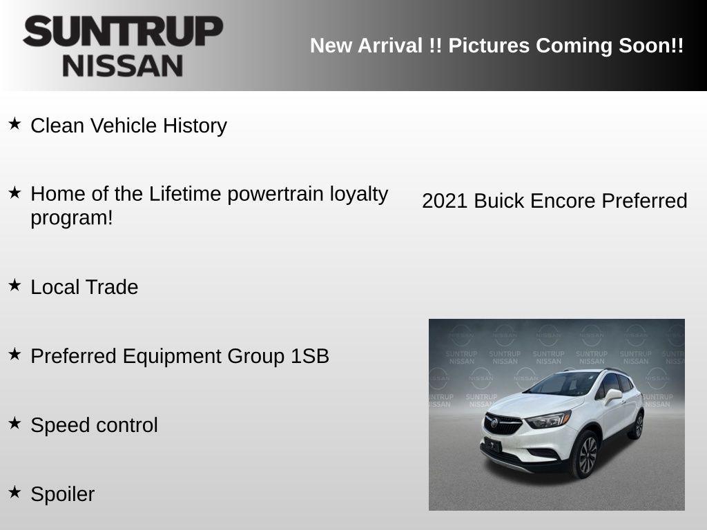 used 2021 Buick Encore car, priced at $14,125
