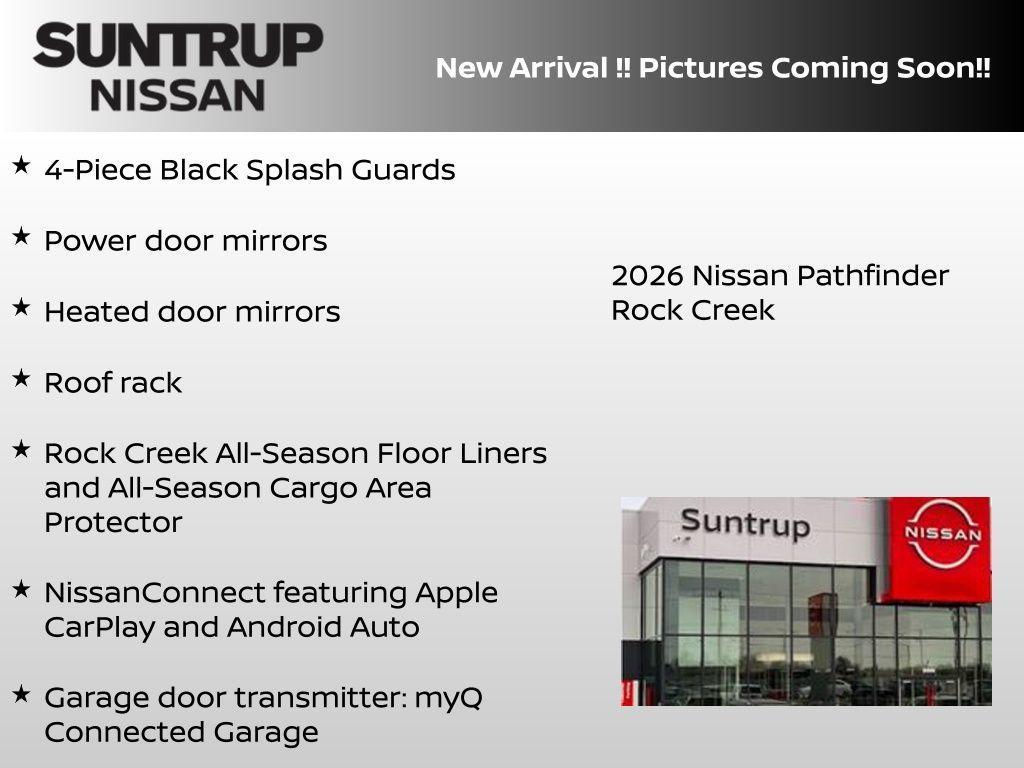 new 2026 Nissan Pathfinder car, priced at $41,256