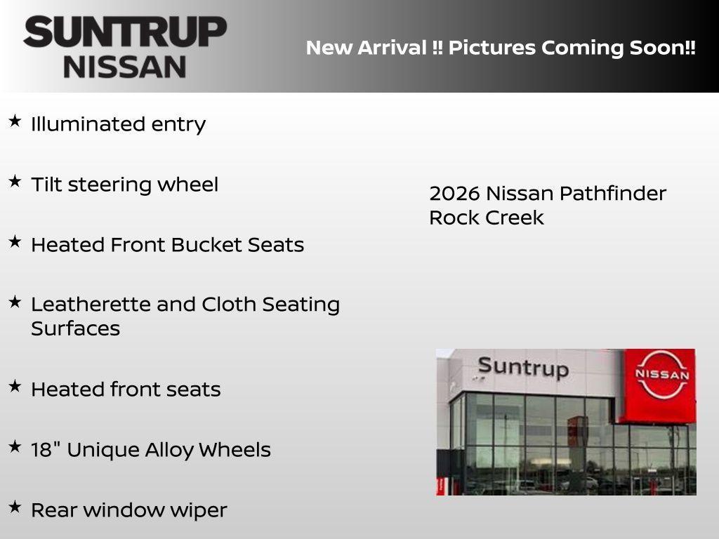 new 2026 Nissan Pathfinder car, priced at $41,256