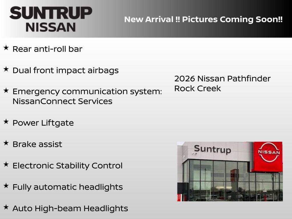 new 2026 Nissan Pathfinder car, priced at $41,256
