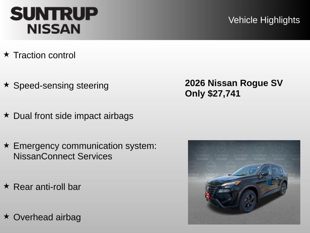 used 2026 Nissan Rogue car, priced at $27,741