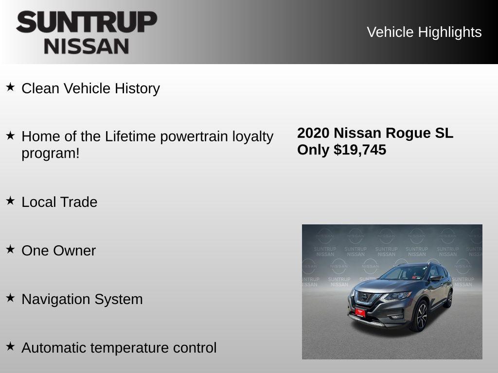 used 2020 Nissan Rogue car, priced at $19,745