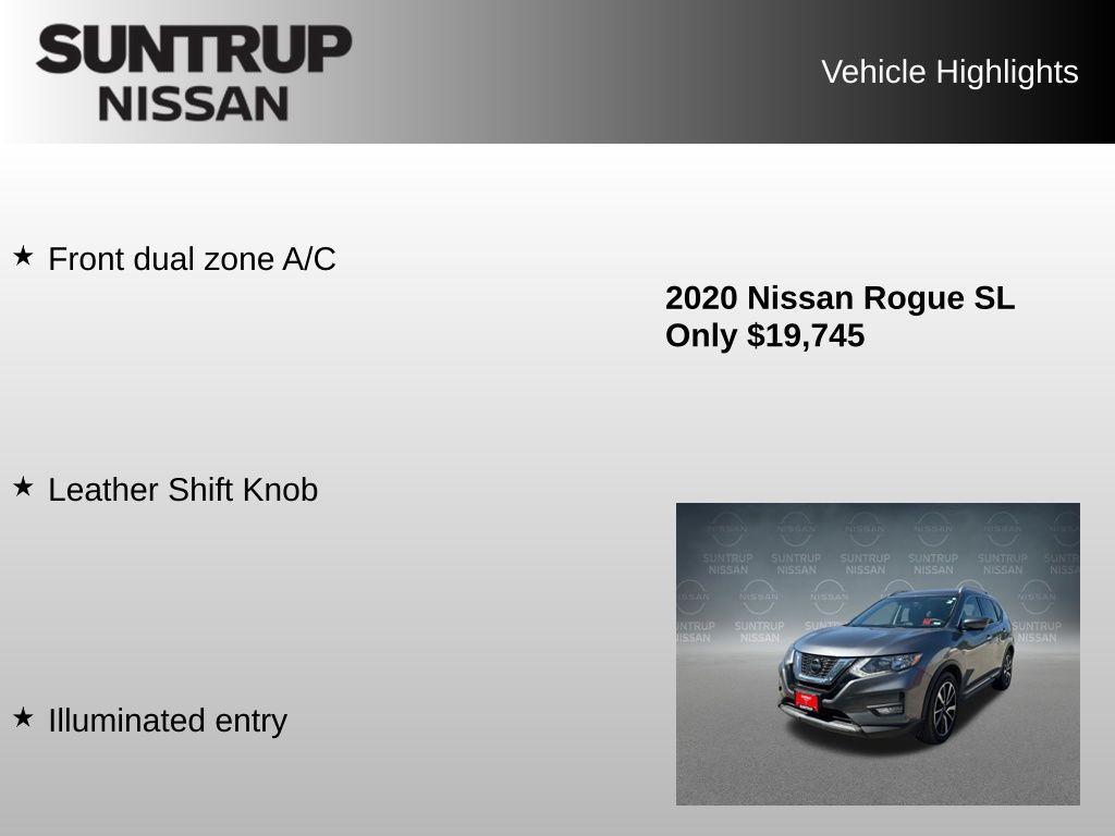 used 2020 Nissan Rogue car, priced at $19,745