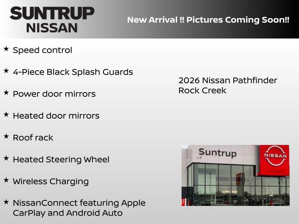 new 2026 Nissan Pathfinder car, priced at $45,990