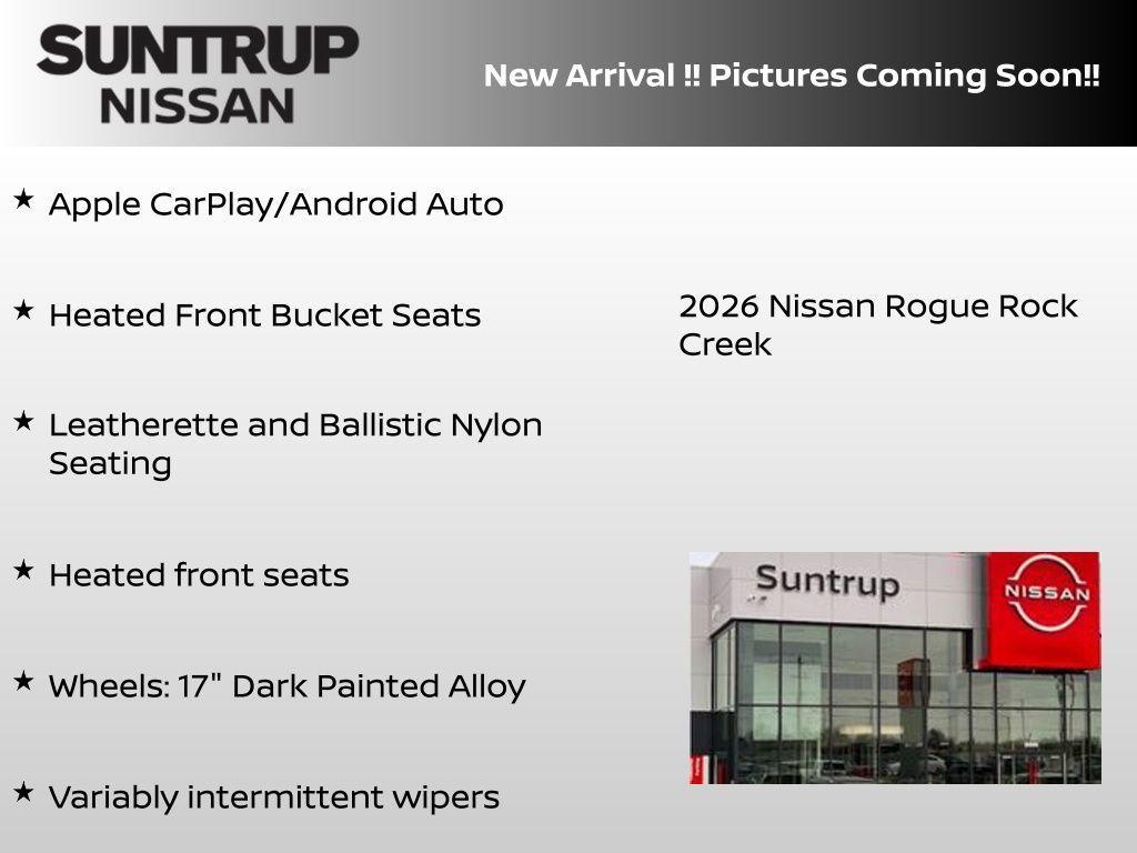 new 2026 Nissan Rogue car, priced at $31,727