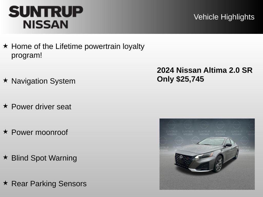used 2024 Nissan Altima car, priced at $25,745
