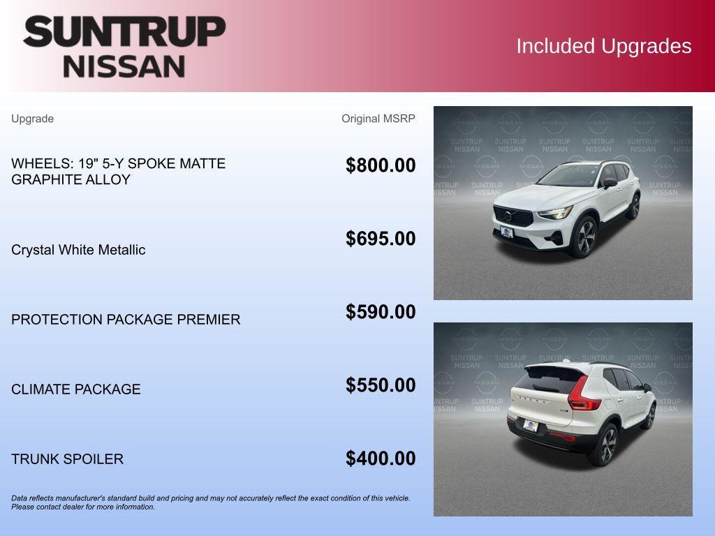 used 2023 Volvo XC40 car, priced at $27,555