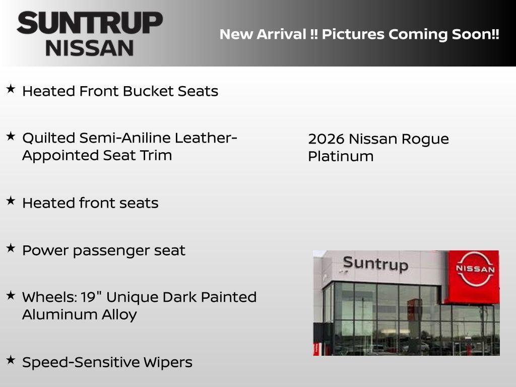 new 2026 Nissan Rogue car, priced at $39,605
