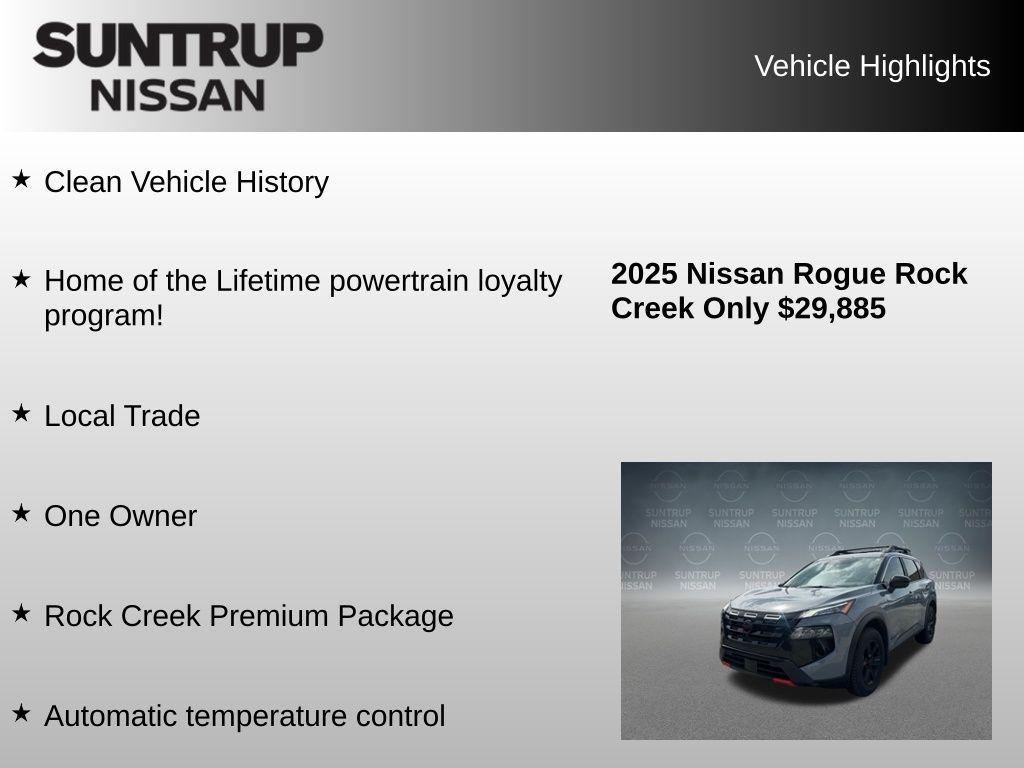 used 2025 Nissan Rogue car, priced at $29,885