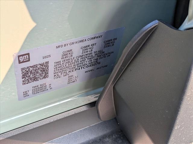 new 2026 Chevrolet Trax car, priced at $26,164