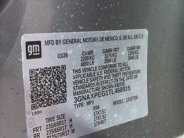 new 2026 Chevrolet Equinox car, priced at $31,153