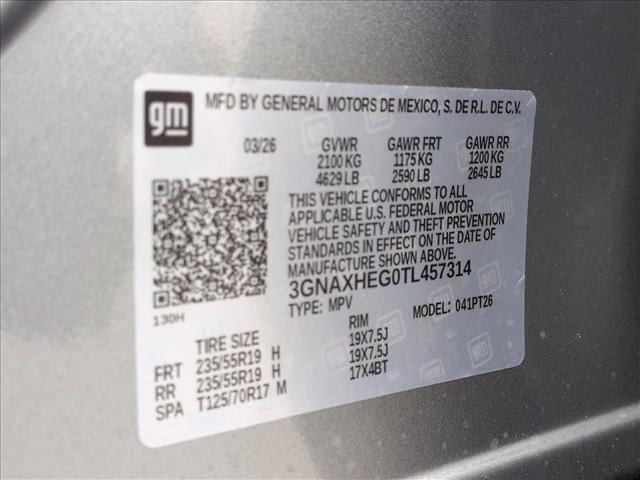 new 2026 Chevrolet Equinox car, priced at $29,564