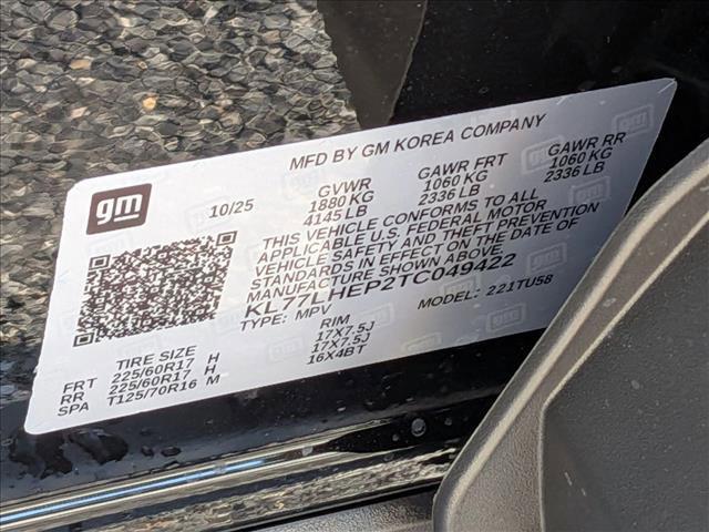 new 2026 Chevrolet Trax car, priced at $24,911