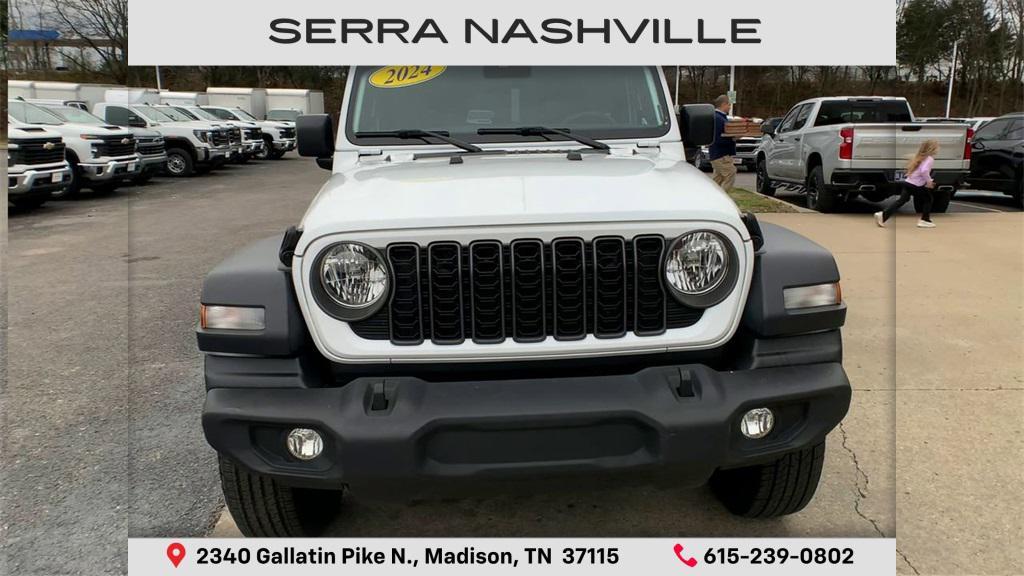 used 2024 Jeep Wrangler car, priced at $28,997