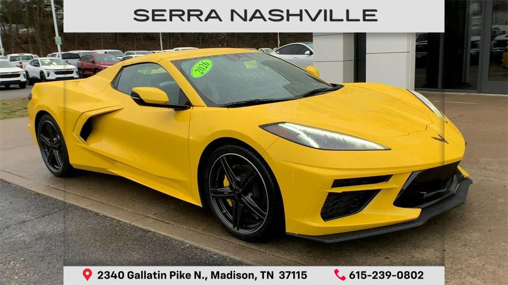 used 2026 Chevrolet Corvette car, priced at $92,555