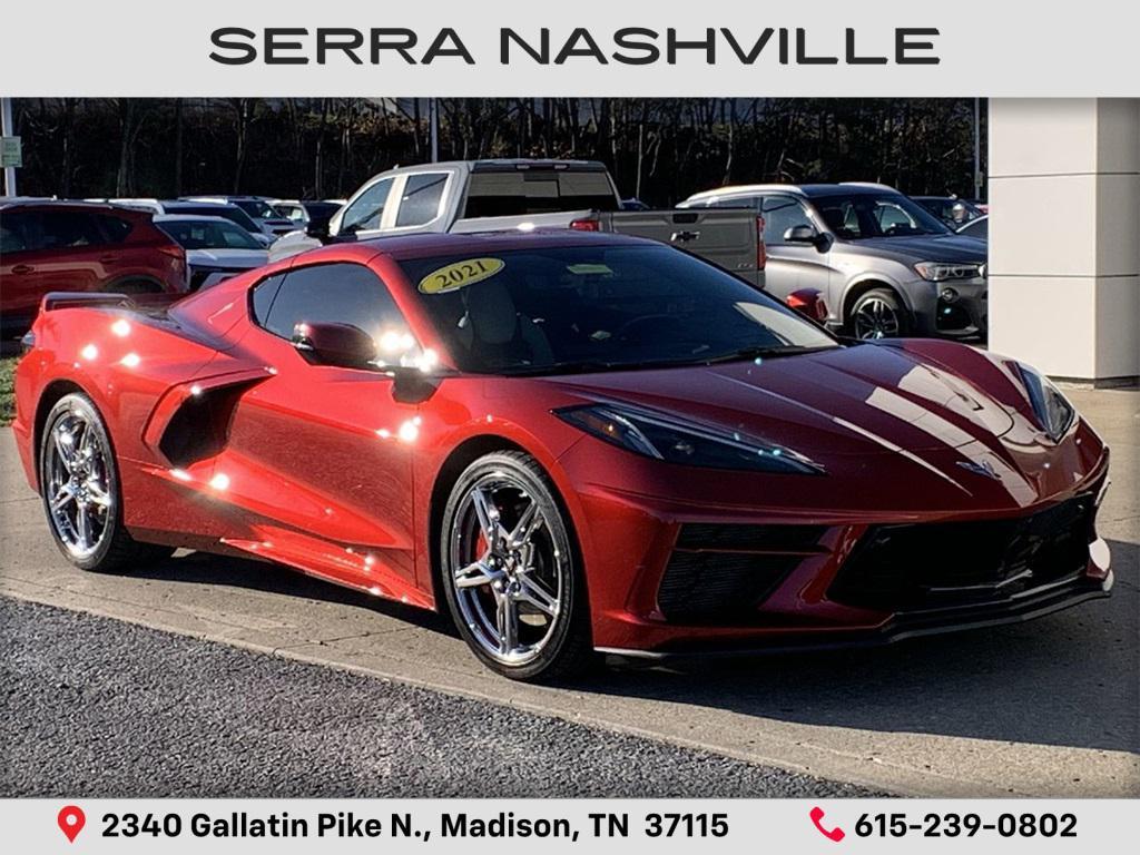 used 2021 Chevrolet Corvette car, priced at $64,382