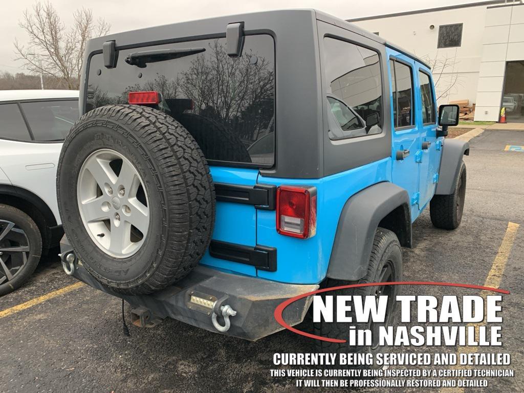 used 2017 Jeep Wrangler Unlimited car, priced at $15,679