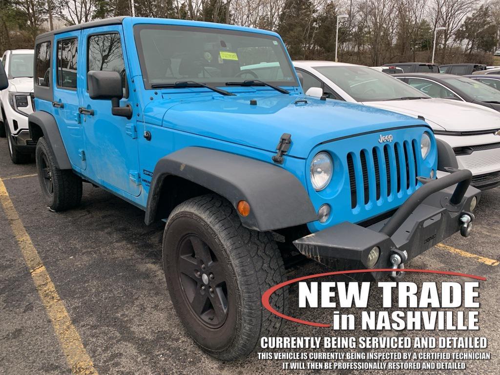 used 2017 Jeep Wrangler Unlimited car, priced at $15,679