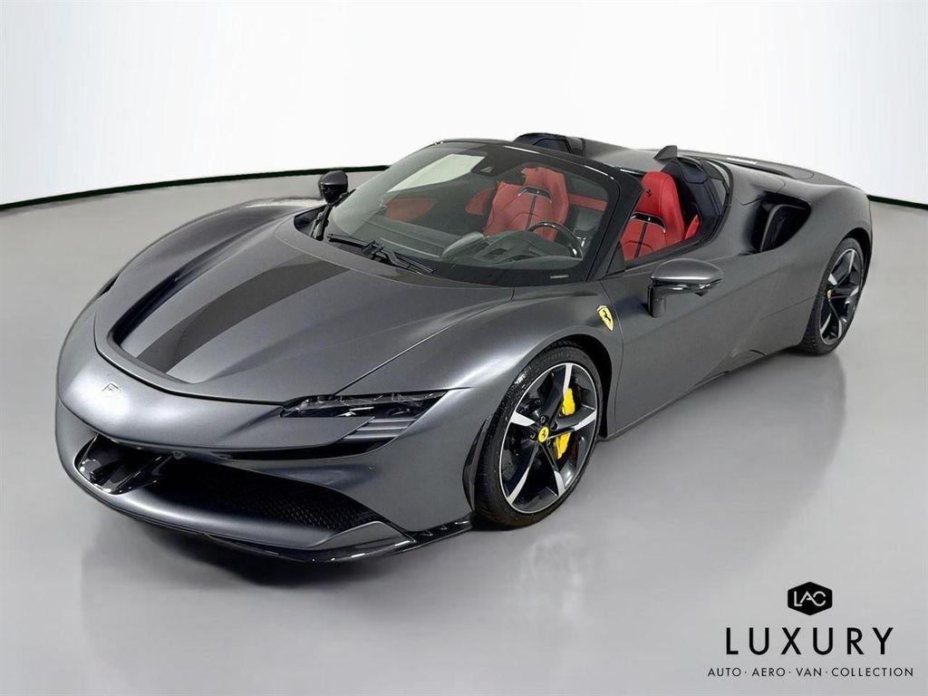 used 2022 Ferrari SF90 Spider car, priced at $537,899