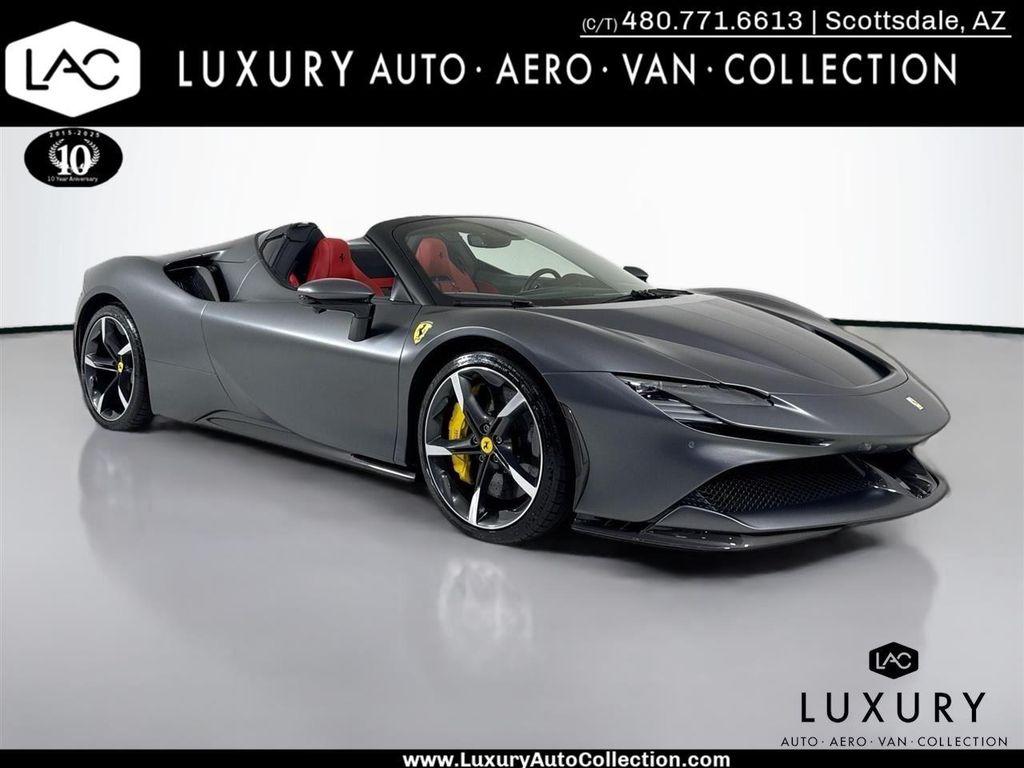used 2022 Ferrari SF90 Spider car, priced at $537,899