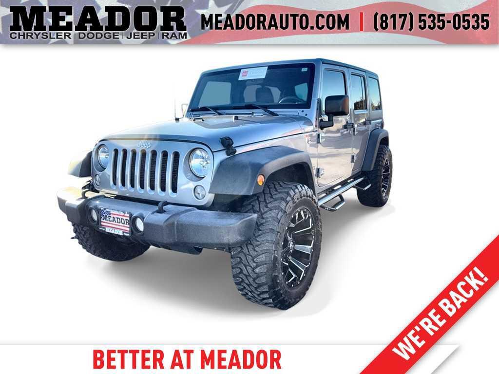 used 2018 Jeep Wrangler JK Unlimited car, priced at $21,520