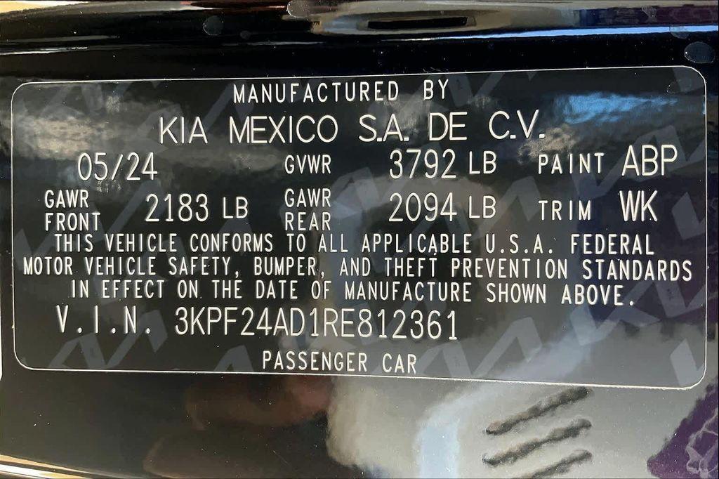 used 2024 Kia Forte car, priced at $16,993