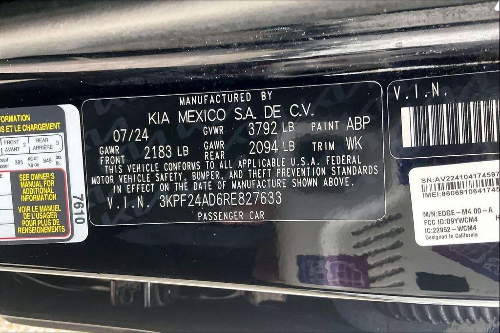 used 2024 Kia Forte car, priced at $17,568