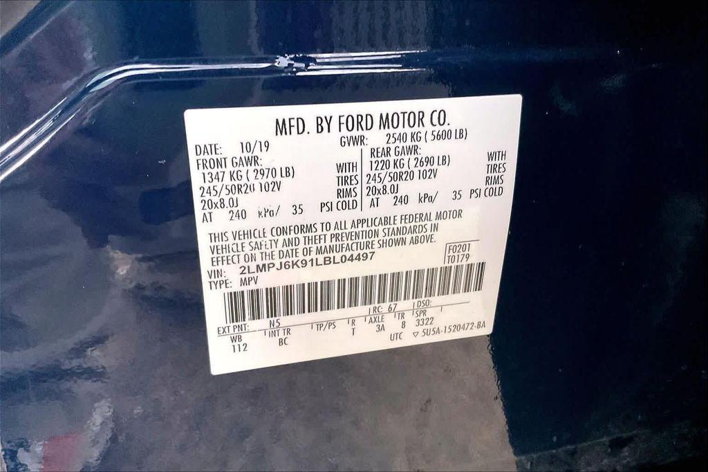 used 2020 Lincoln Nautilus car, priced at $25,989