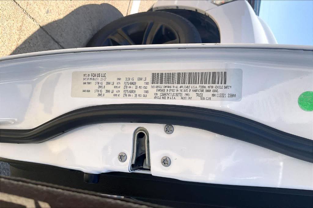 used 2018 Ram 1500 car, priced at $21,343