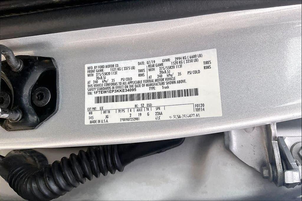 used 2019 Ford F-150 car, priced at $18,291