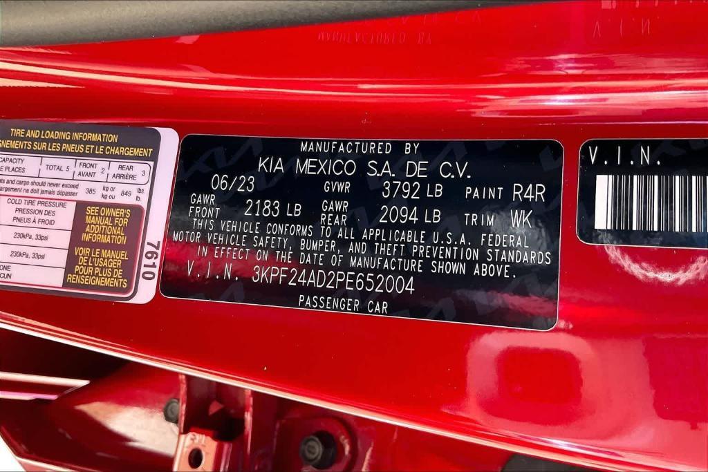 used 2023 Kia Forte car, priced at $17,335