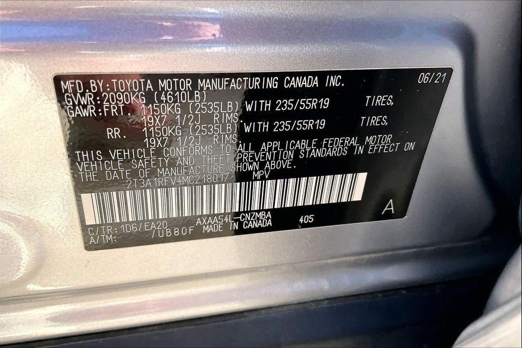 used 2021 Toyota RAV4 car, priced at $26,337