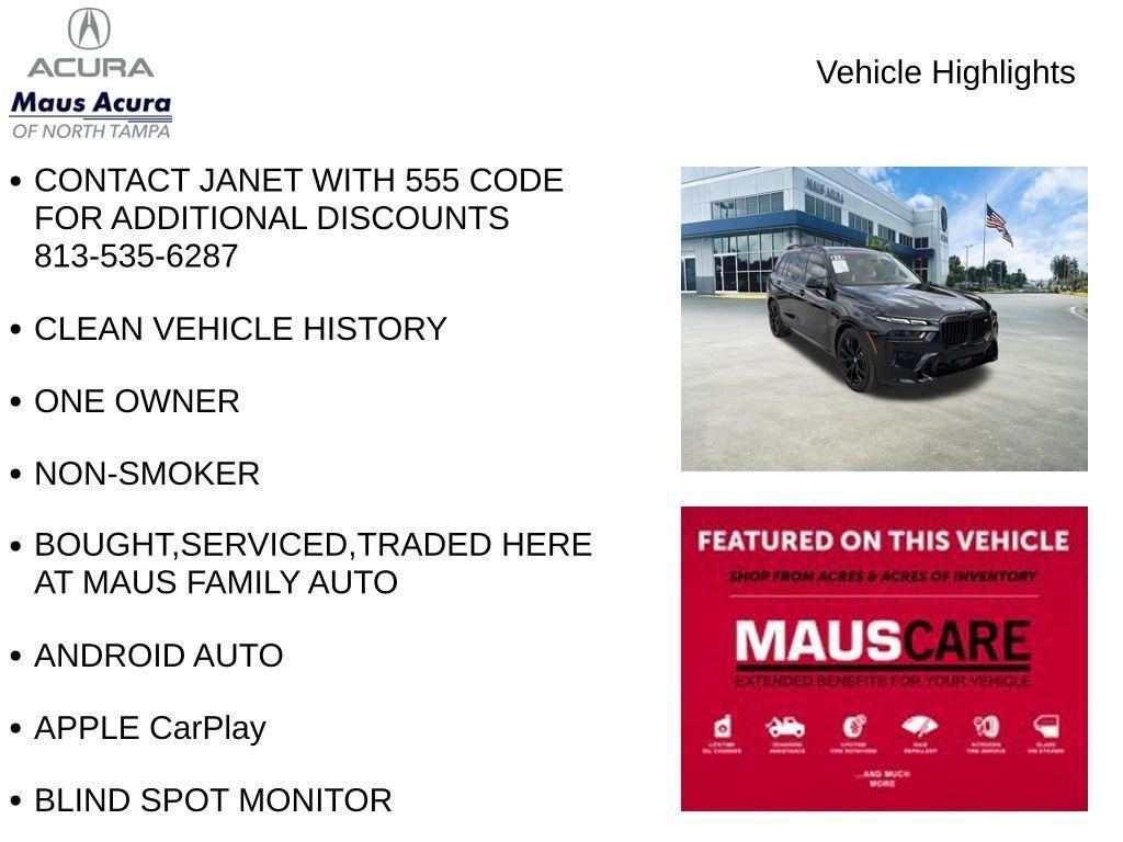 used 2023 BMW X7 car, priced at $63,068