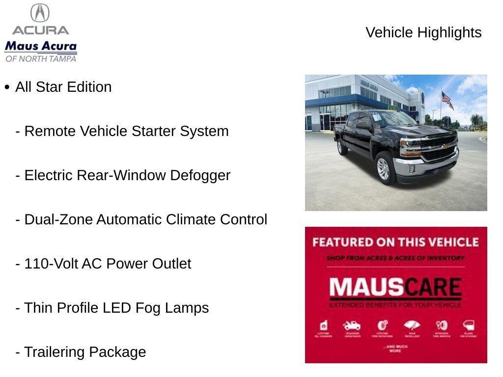 used 2017 Chevrolet Silverado 1500 car, priced at $26,484