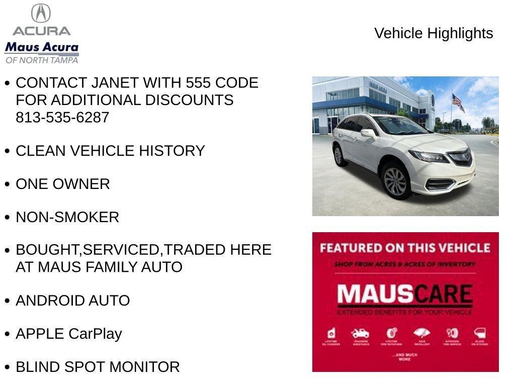 used 2017 Acura RDX car, priced at $19,168