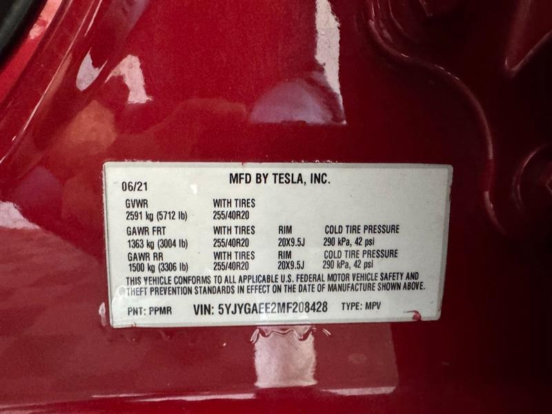 used 2021 Tesla Model Y car, priced at $24,995