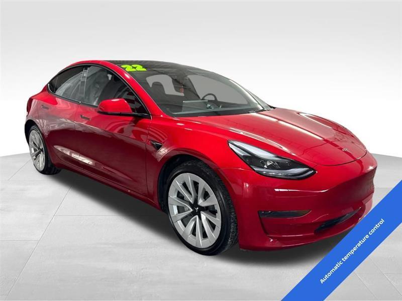 used 2022 Tesla Model 3 car, priced at $22,611