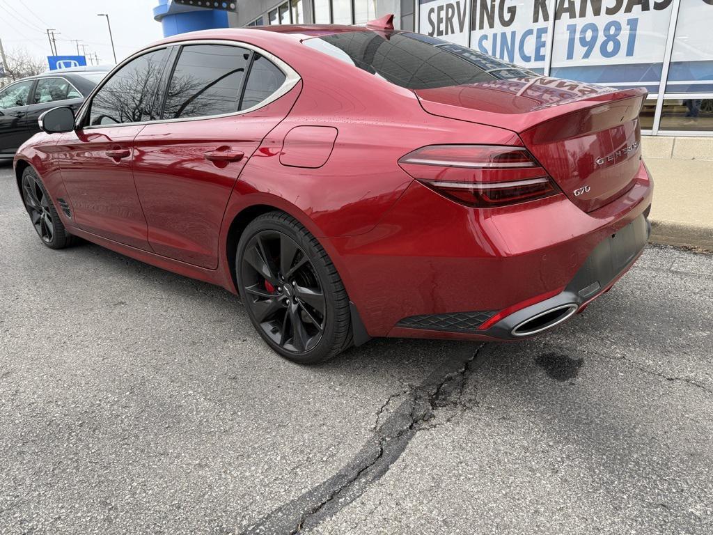 used 2023 Genesis G70 car, priced at $35,500