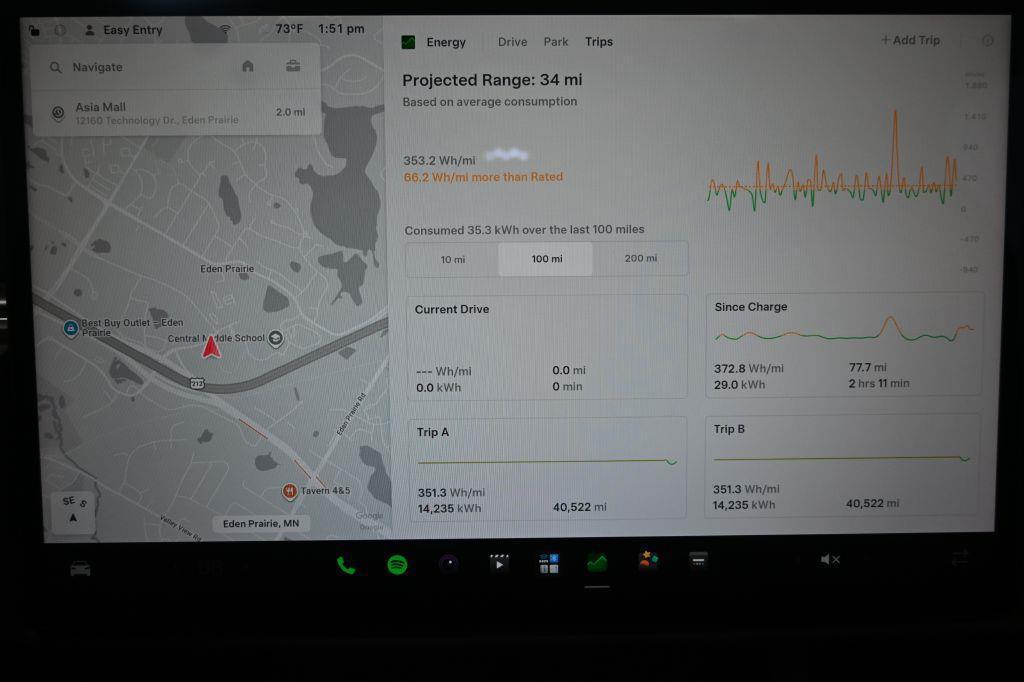 used 2022 Tesla Model X car, priced at $55,143