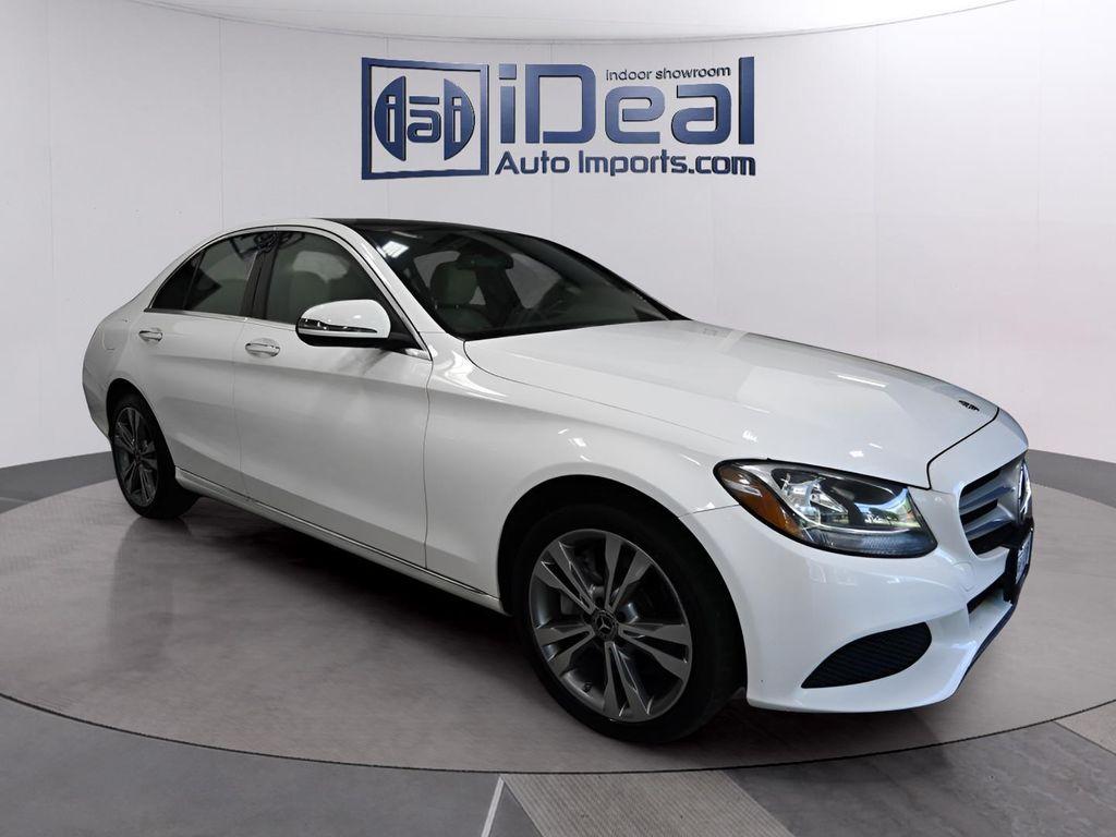 used 2018 Mercedes-Benz C-Class car, priced at $16,142