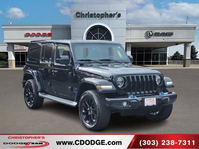 used 2021 Jeep Wrangler Unlimited 4xe car, priced at $27,935