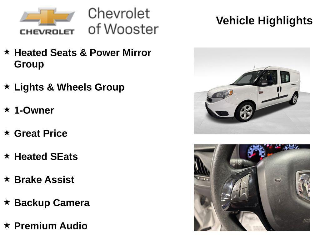 used 2022 Ram ProMaster City car, priced at $17,539