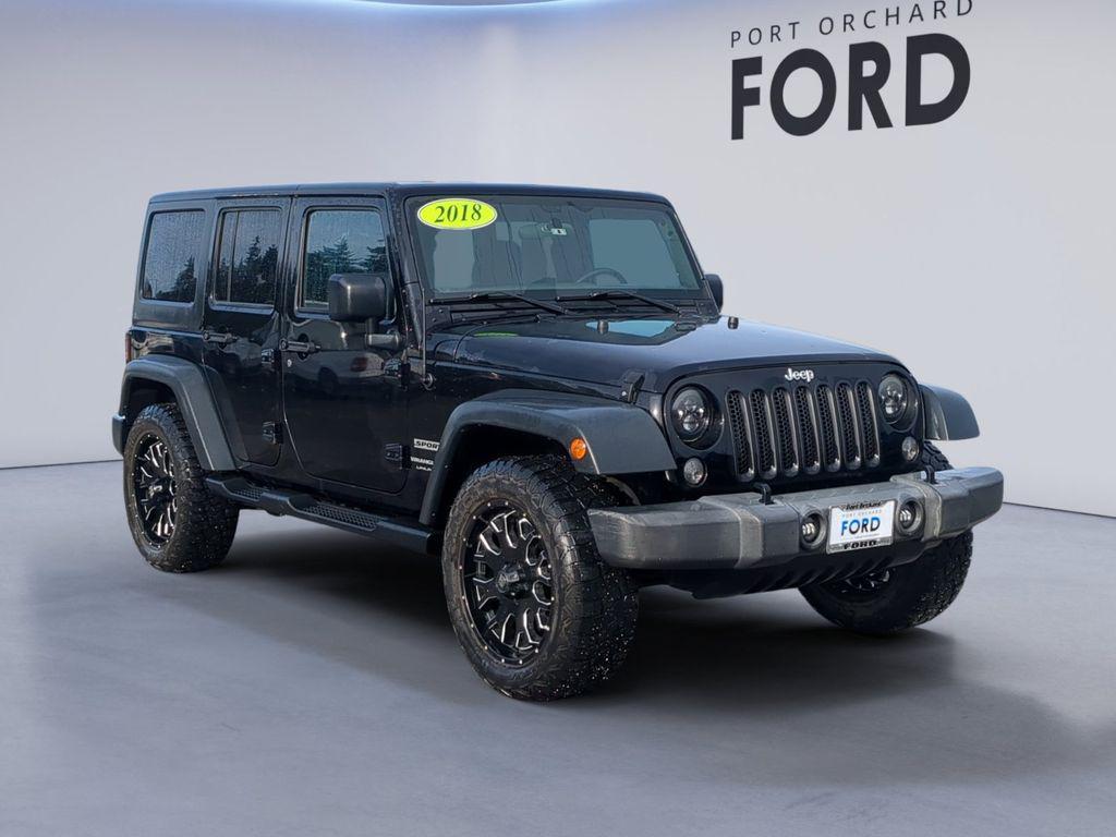 used 2018 Jeep Wrangler JK Unlimited car, priced at $17,781